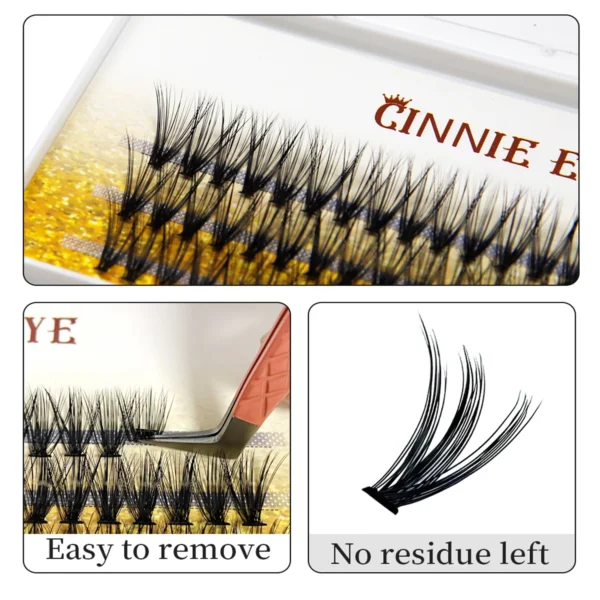60 Bundles Individual Cluster Eyelash Ready Made Volume Fan Lash Bunches Makeup Tools Drop Ship - Image 5