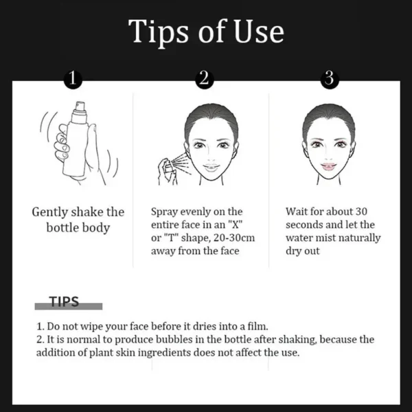 100ml Makeup Fixer Spray Fixing Makeup Spray Face Make up Moisturizing Long Lasting Foundation Women Finishing Setting Spray - Image 5