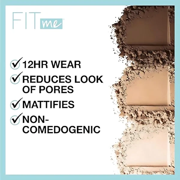 Maybelline FIT Me Customizable Matte Powder #110 Natural Undertone Setting Concealer Oil-Control Loose Powder Makeup - Image 2