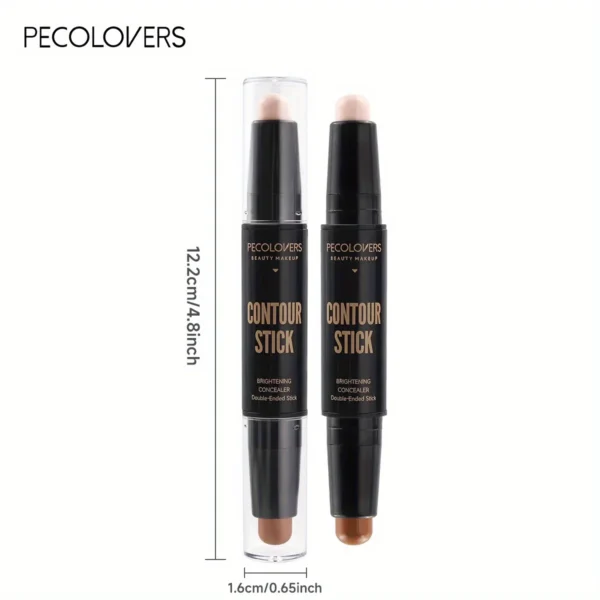 Double Head Highlight Pen Face Make Up Liquid Waterproof Contouring Foundation Contour Makeup Concealer Stick Pencil Cosmetics - Image 4