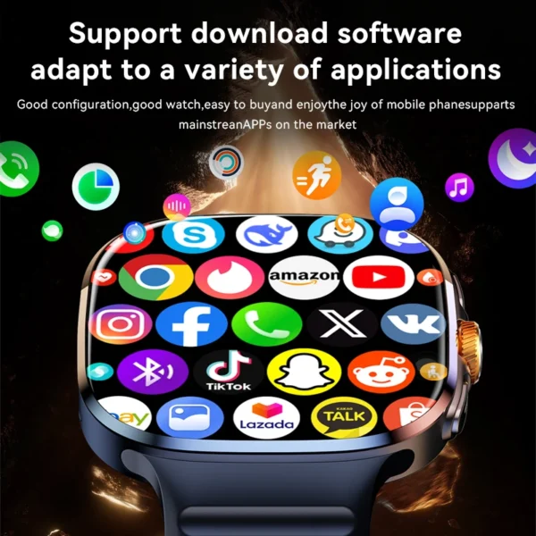 IMOSI Android Smart Watch Men GPS 3GB RAM/32G ROM Storage HD Dual Camera NFC 2G 4G SIM Card WIFI Wireless Fast Internet Access - Image 3