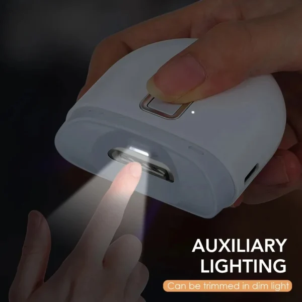 XIAOMI Mijia 2024 Smart Electric Nail Clipper Cutter With Light Automatic Nail Trimmer Rechargeble Nail Grinding Care Tool - Image 6