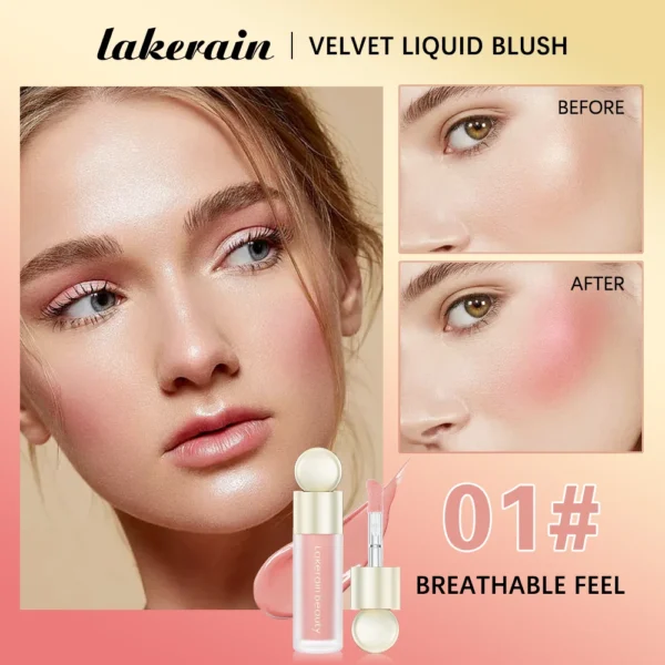 Blush Liquid Blusher Real Makeup Blush Matte Palette Blusher Cosmetics Products Liquid Cream Stick Pink Face raremakeup Beauty - Image 6