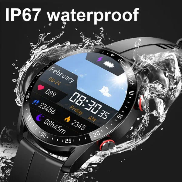 HW20 ECG+PPG Bluetooth Call Smart Watch 2022 Men Full Touch Sport Watch Health Tracker Men Smartwatch Waterproof For Android IOS - Image 4