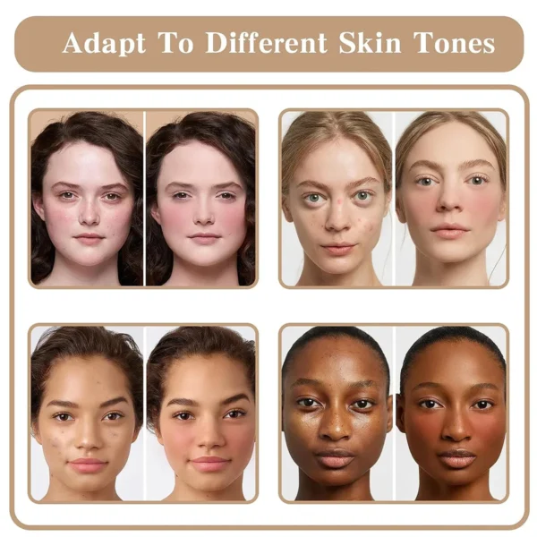 12-Color Iron Box Blusher Plate Multi-Color Cream Blush Plate Concealer Plate Contour and Highlighter Palette Makeup Blush Face - Image 5