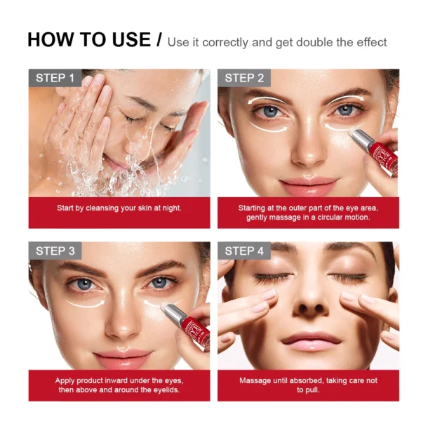 HOT Anti-Wrinkle Eye Cream Retinol Remove Eye Bags Dark Circles Anti Aging Lifting Whitening Moisturizing Brighten Eye Primer - Image 4