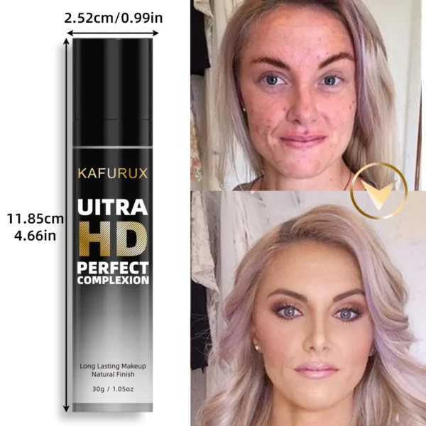8-Color Face Foundation Cream Oil-Control Matte Concealer Waterproof Liquid Full Coverage Nude Base Professional Makeup Products - Image 5
