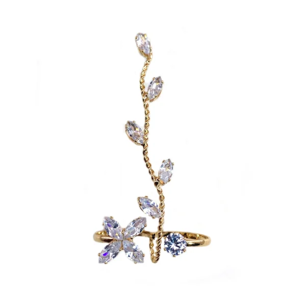1pc Exquisite Zircon Foot Ring With Copper Inlay For Summer Women's Sexy Beach Accessories - Image 3