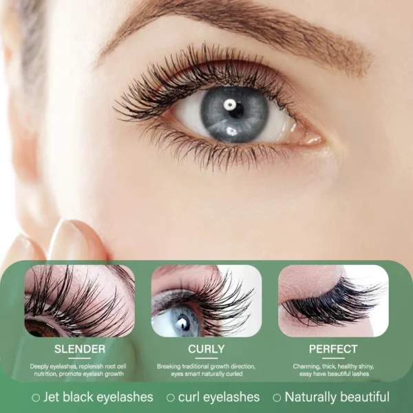 Fast Eyelash Growth Serum 7 Days Natural Eyelash Enhancer Longer Fuller Thicker Curling Lash Treatment Eye Care Products Makeup - Image 5