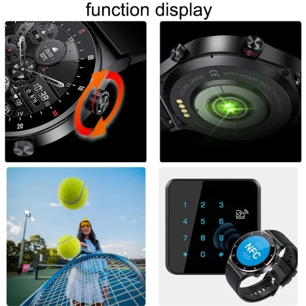 ECG+PPG Bluetooth Call Smart Watch 2025 Men AMOLED Full Touch Sports NFC Watches Men Smartwatch Waterproof For Android Ios - Image 2
