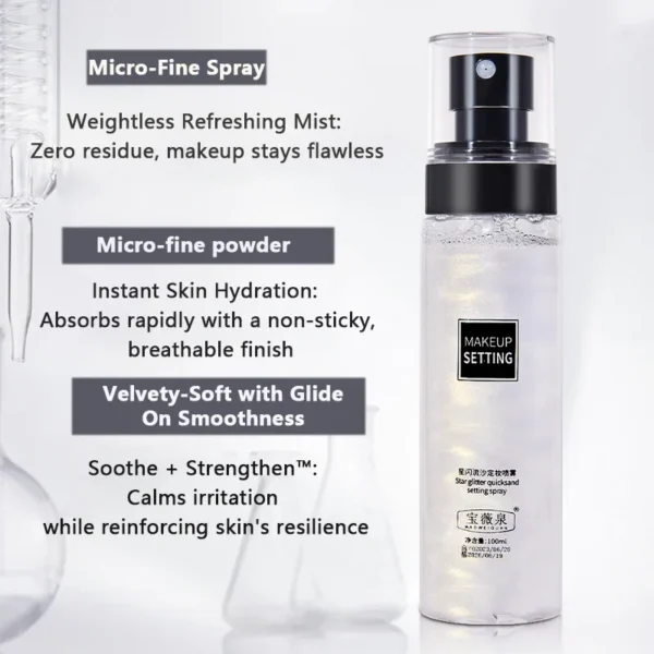 Makeup Fixer Spray Waterproof Sweatproof Long Lasting Oil Control Hydrating Makeup Fixing Setting Spray Cosmetics - Image 5