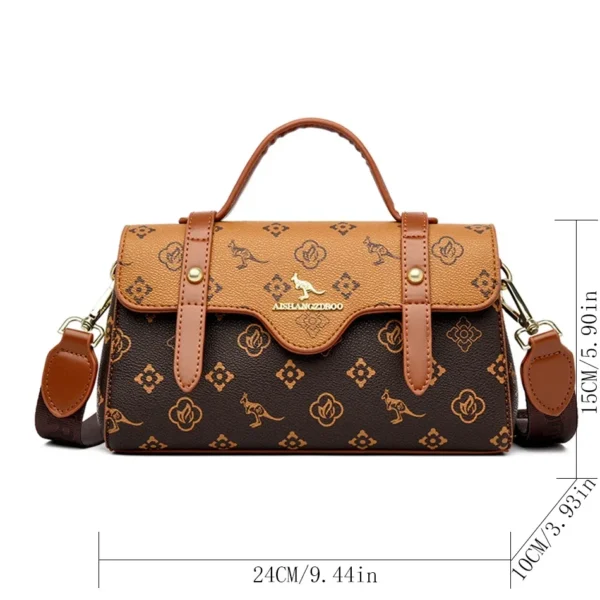 Luxury Designer Hand Bags for Women Small Casual Tote Women's Leather Bag Fashion Wide Shoulder Crossbody Bag Sac A Main 2024 - Image 4