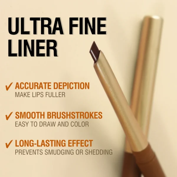 Matte 6-colors Lip Liner Pencil Bevel Design Nib Lip Contour Lipstick Nude Brown Lipstick Pencil Natural Lasting Lipliner Makeup - Image 5