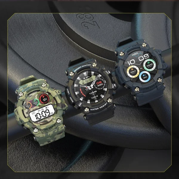 T6 Ultra Altitude Barometer Men's Smartwatch Bluetooth Talking Compass air pressure Multi Sport Smart watch for ios Android - Image 5