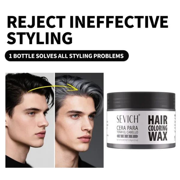 SEVICH 13 Colors DIY Hair Colour Wax Long Lasting Easy To Wash Hair Dye Mud Temporary Hair Colour Cream Hair Styling Hair Paste - Image 6