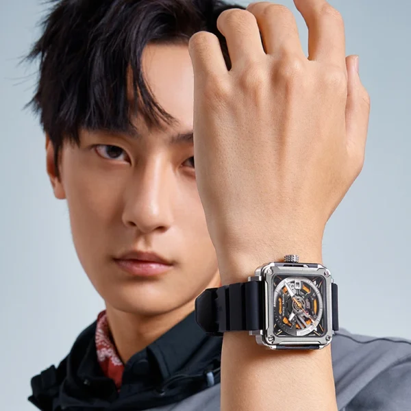WM Watch Automatic Mechanical Watches Water Resistant Classic Casual Business Man Watch Welly Merck Watch WM090M - Image 5