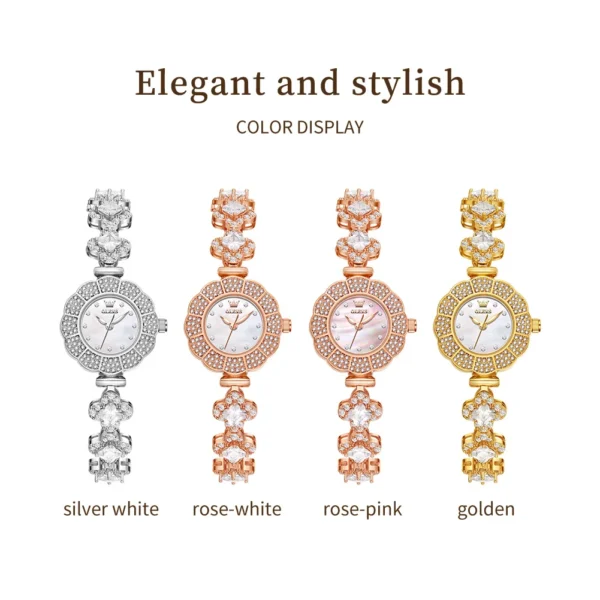 Q OLEVS 9813 brand watch fashion hot selling women's waterproof watch women's watch - Image 6