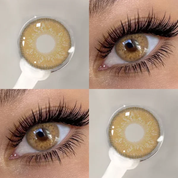MILL CREEK 2pcs Natural Colored Contact Lenses for Eye Blue Pupils Colorcon Yearly Cosmetics Beauty Brown Contacts Fast Shipping - Image 4