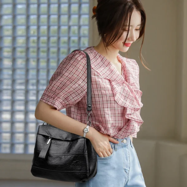 Brand Pu Leather Women Shoulder Crossbody Bags for Women 2024 Luxury Handbags Women Bags Designer Handbags High Quality Sac - Image 2