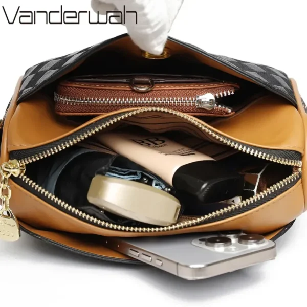 Luxury Women's Handbag Designer Women's High Quality Soft Square Bag Fashion Trend Crossbody Bags for Women 2024 Shoulder Bag - Image 5