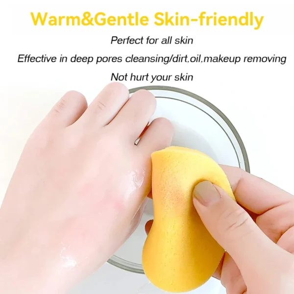 Compressed Round Facial Cleansing Sponges Cleaning Brushes Cleanse Tools Makeup Remover Wipes Finger Wholesale Free Shipping - Image 4