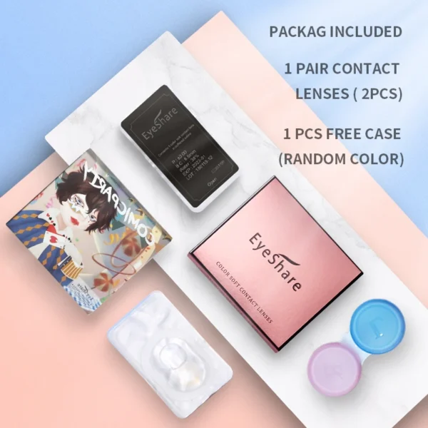 EYESHARE Halloween Color Contact Lenses For Eyes Anime Cosplay Colored Lenses Blue Lenses Contact Lens Beauty Eye Makeup - Image 6