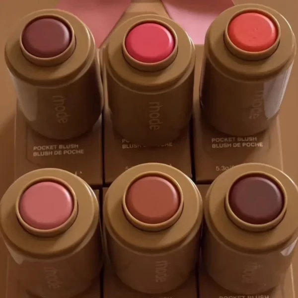 Rhode Makeup Lipstick Phone Case Moisturizer Lip Gloss Lines Lasting Nourishing Ins Salty Tan Raspberry Toast Espresso with Box - Image 3