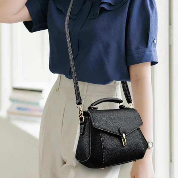 Small Bags High Quality Women 2024 Messenger Bags Designer Leather Female Multifunctional Shoulder Bag Vintage Leather Handbags - Image 3