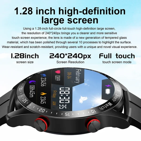 HW20 ECG+PPG Bluetooth Call Smart Watch 2022 Men Full Touch Sport Watch Health Tracker Men Smartwatch Waterproof For Android IOS - Image 3