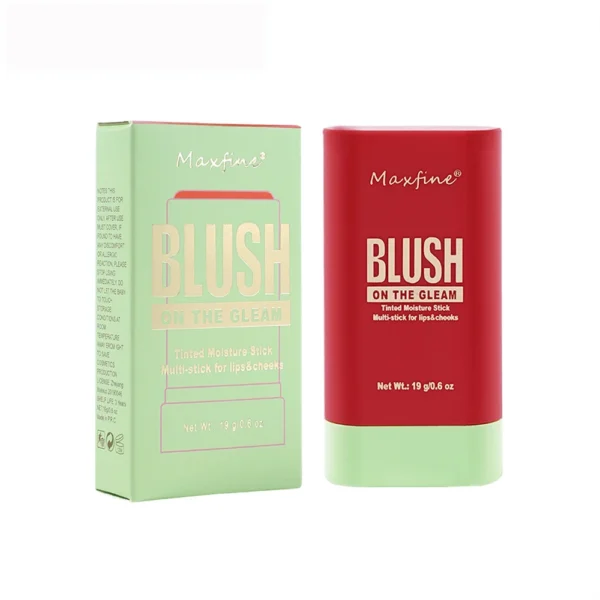 Multi Functional Blush Stick Waterproof Long Lasting Easy Color Delicate Moisture - Image 3