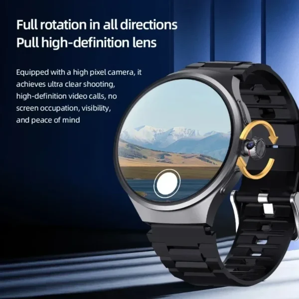 2025 VP50 Ultra 5G Smart Watch – 1.8" Large Screen, 1600mAh Battery, 8MP Rotating HD Camera, Android OS, GPS, WiFi - Image 3