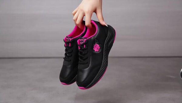 2024 New Model Solid Color Lightweight Sports Shoes for Women, Suitable for Outdoor Hiking And Road Running. - Image 12