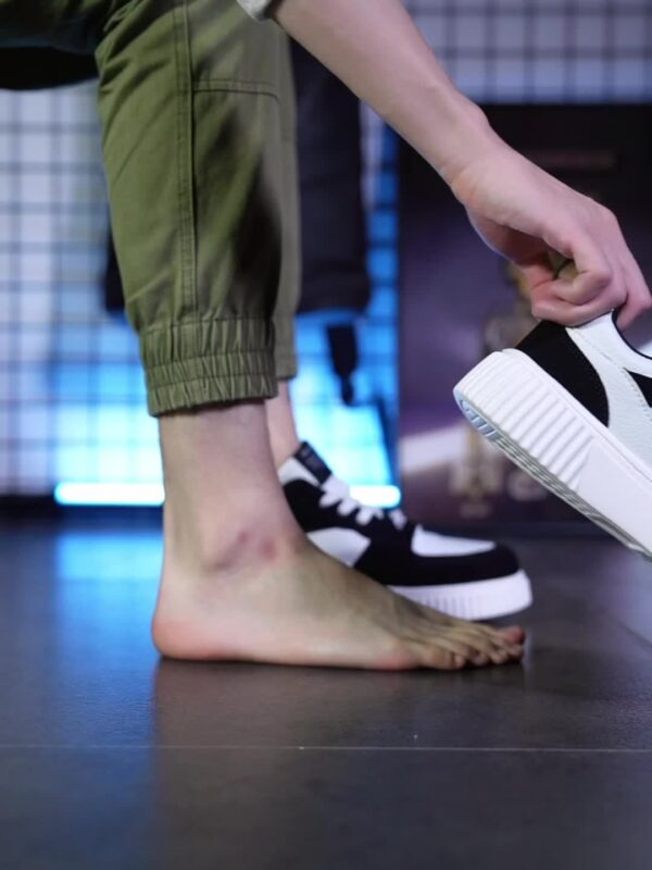 Men'S Stylish High-Top Sneakers - Comfortable Lace-Up with Round Toe, Durable EVA Sole, Ideal for Outdoor Activities, Casual Sports Shoes|Stylish HighTop Sneakers|Laceup Construction - Image 13