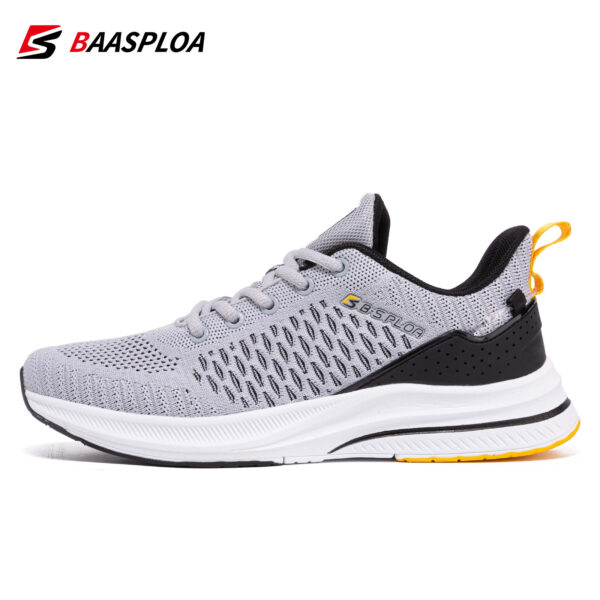 Baasploa Men's Lightweight Mesh Running Shoes - Breathable Outdoor Sports Sneakers for Gym, Jogging, Tennis - Comfortable Cushioning and Support - Image 11