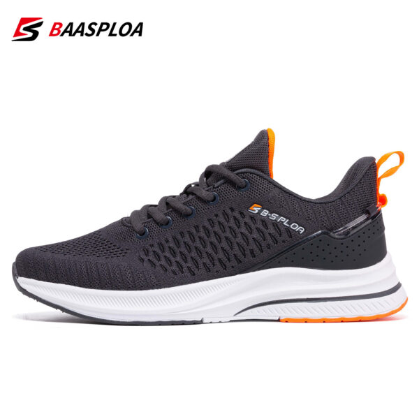 Baasploa Men's Lightweight Mesh Running Shoes - Breathable Outdoor Sports Sneakers for Gym, Jogging, Tennis - Comfortable Cushioning and Support - Image 7