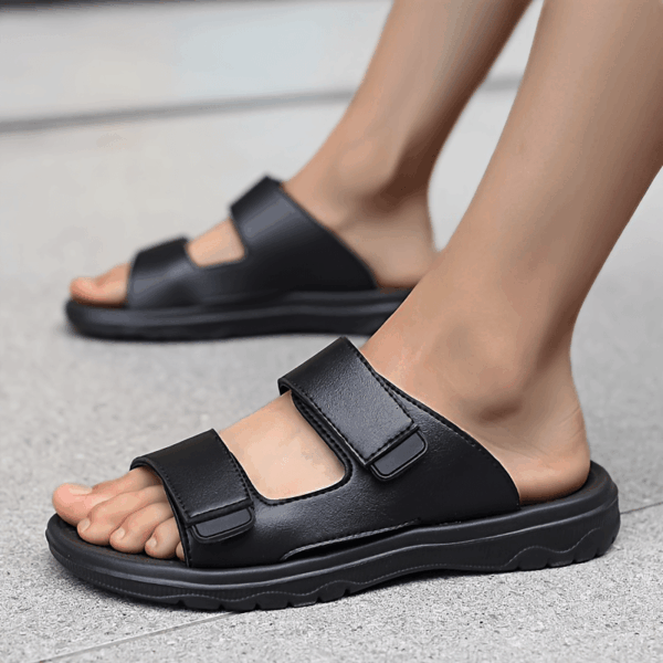 Men'S New Couple Classic Retro Premium Large Size Sports Shoes with PU Sole and Upper for Home Leisure Outdoor Vacation Beach Garden Comfortable Versatile Fashion Slippers