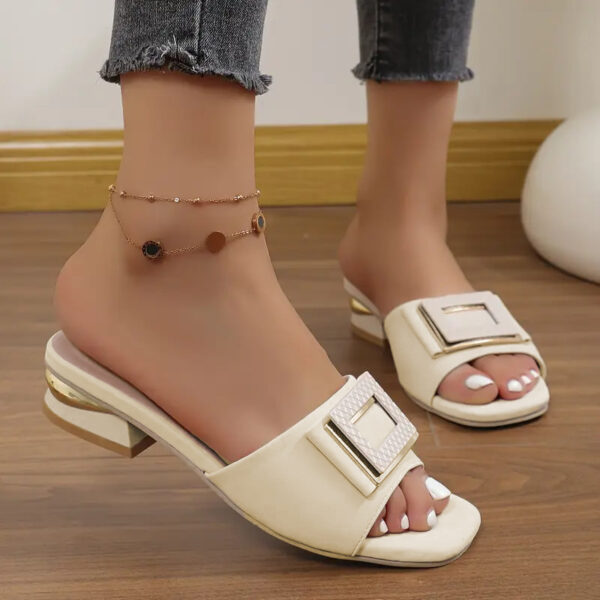 Stylish Women's Summer Slippers, Lightweight Versatile Solid Color Indoor/Outdoor Slip-Ons for All 89 Festivals - Image 6