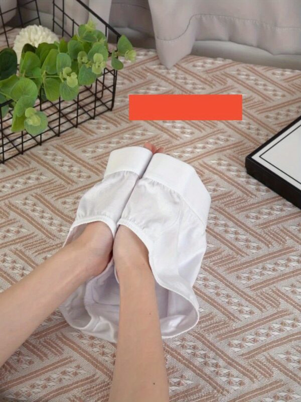 5pcs 100% Pure Cotton Briefs, Comfortable & Breathable - Moisture-Wicking High-Quality Men'S Underwear, Solid Color, Everyday Casual Wear - Image 10