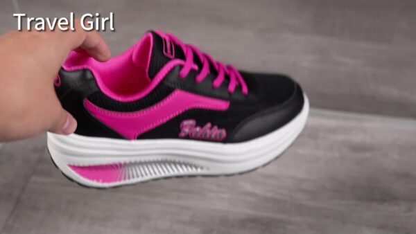 Fashion Walking Shoes For Women, Shock Absorption Wedge Sneakers, Breathable Outdoor Casual Sneakers - Image 14