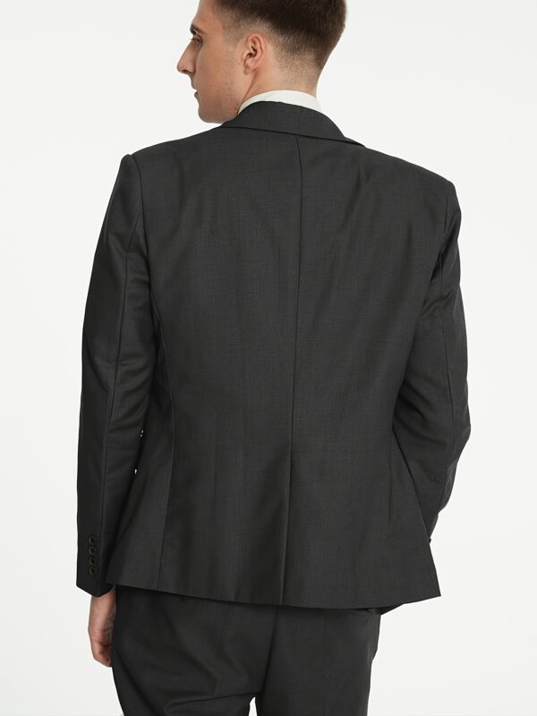 Formal 3 Pieces Set, Men's One Button Suit Jacket & Vest & Pants Suit Set For Business Dinner Wedding Party - Image 10