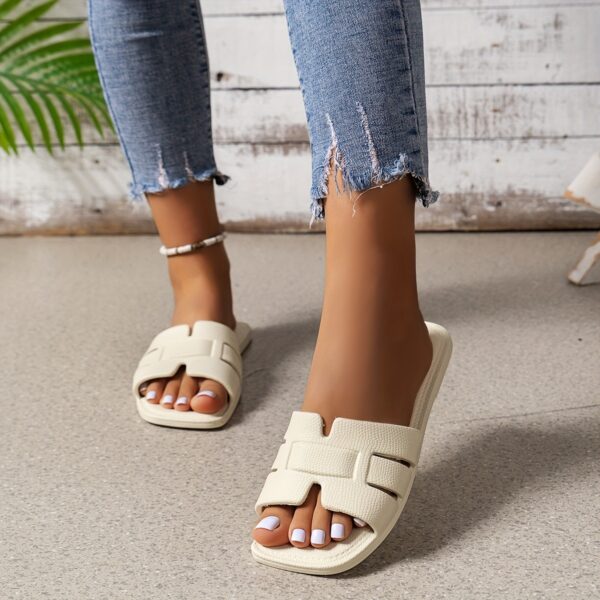 Women'S Lightweight EVA Slide Sandals - Adjustable Strap, Open-Toe Design for Indoor/Outdoor Use, Casual Beach & Pool Slippers, Indoor Slippers | Adjustable Sandals | EVA Sandals - Image 6