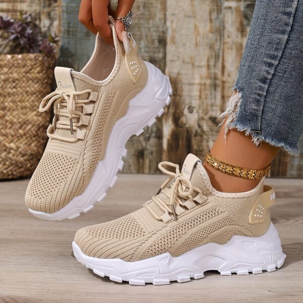 ZOSIVC Cheap womens shoes, Sneakers for women,Slip on shoes for women,White shoes for women, Black shoes for Women Comfortable. Casual Shoes for Beach, Vacation, Camping and Casual Attire, Summer Shoes | Casual Style | Mesh Upper, Ladies Sneakers,That. - Image 20