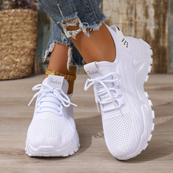 ZOSIVC Cheap womens shoes, Sneakers for women,Slip on shoes for women,White shoes for women, Black shoes for Women Comfortable. Casual Shoes for Beach, Vacation, Camping and Casual Attire, Summer Shoes | Casual Style | Mesh Upper, Ladies Sneakers,That. - Image 23