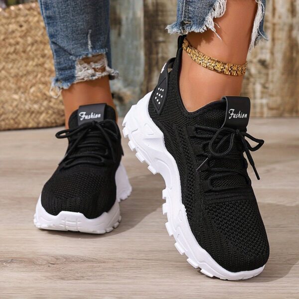 ZOSIVC Cheap womens shoes, Sneakers for women,Slip on shoes for women,White shoes for women, Black shoes for Women Comfortable. Casual Shoes for Beach, Vacation, Camping and Casual Attire, Summer Shoes | Casual Style | Mesh Upper, Ladies Sneakers,That. - Image 5
