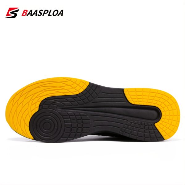 Baasploa Men's Lightweight Mesh Running Shoes - Breathable Outdoor Sports Sneakers for Gym, Jogging, Tennis - Comfortable Cushioning and Support - Image 6