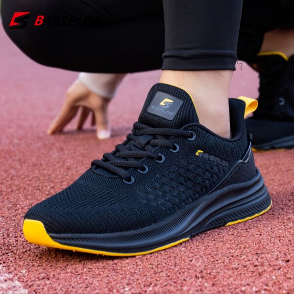 Baasploa Men's Lightweight Mesh Running Shoes - Breathable Outdoor Sports Sneakers for Gym, Jogging, Tennis - Comfortable Cushioning and Support - Image 8