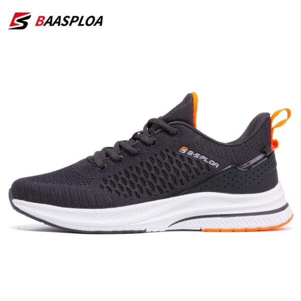 Baasploa Men's Lightweight Mesh Running Shoes - Breathable Outdoor Sports Sneakers for Gym, Jogging, Tennis - Comfortable Cushioning and Support - Image 12