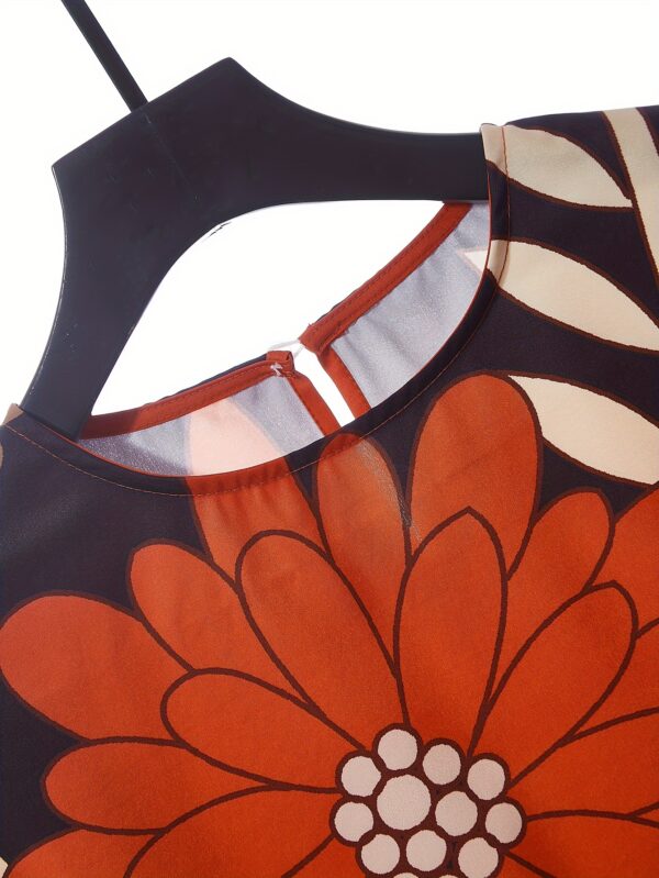 New Summer Elegant Printed Wide-Leg Two-Piece Set - Image 4