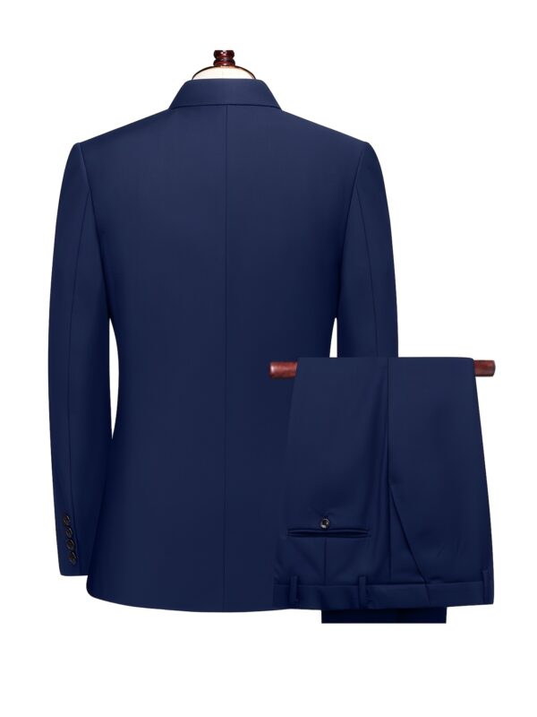 Men'S 3pcs Suit Set with Jacket, Trousers and Vest for Wedding, Party, or Formal Occasions Groom Groomsmen - Image 3