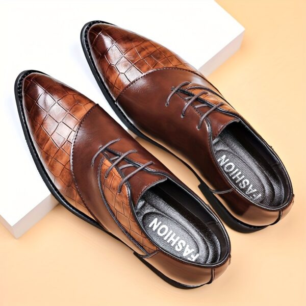 New Large Size Men'S Shoes, Casual Business Formal Shoes, British Korean Style Pointed Shoes. - Image 3